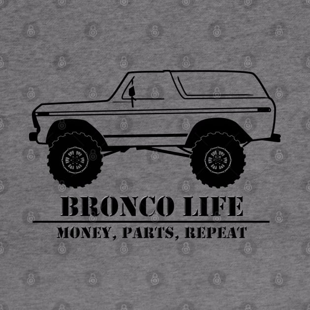 1978-1979 Bronco Money, Parts, Repeat by The OBS Apparel